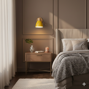 Modern Minimalist Wooden Cone Wall Sconce LED E27 Wall Light