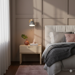 Modern Minimalist Wooden Cone Wall Sconce LED E27 Wall Light