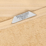 Honeycomb Textured Waffle Border Cotton Bath Towels, Set of 4 - Bath Towel by Superior Brand