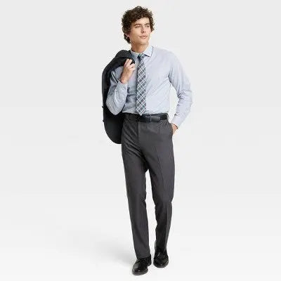 Goodfellow & Co Men's Mid Rise Slim Straight Leg Suit Pants Midweight Stretch