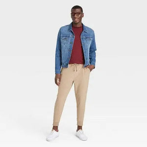 Goodfellow & Co Men's Tapered Ankle Slim Jogger Pants UPF 50+ Wrinkle-Resistant