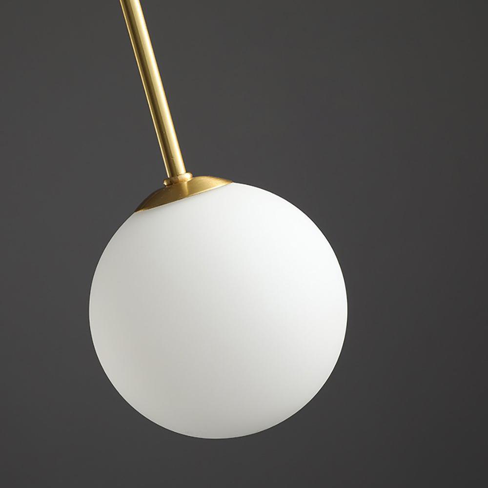 Globella | 6-Head Pendant Chandelier with Glass Globes, Adjustable Drop for Dining Rooms