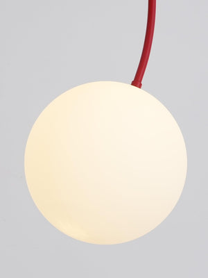 Globella | 6-Head Pendant Chandelier with Glass Globes, Adjustable Drop for Dining Rooms