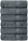 Set of 6 Hotel & Spa 100% Cotton Bath Towels 27x52 Inch