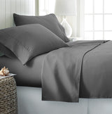 4-Piece 100% Cotton Solid Sheet Set – 300 Thread Count, Luxury Extra Soft