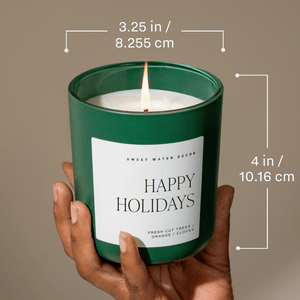 Farmer's Market Soy Candle - Green Matte Jar - 15 oz