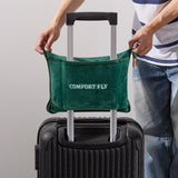 Comfort Fly Travel Blanket & Pillow – 2-in-1 Micro Plush Airplane Blanket with Carry Case (40" x 70")