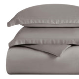 Egyptian Cotton 300 Thread Count Solid Luxury Duvet Cover Set - Egyptian Cotton Duvet Cover Set by Superior Brand