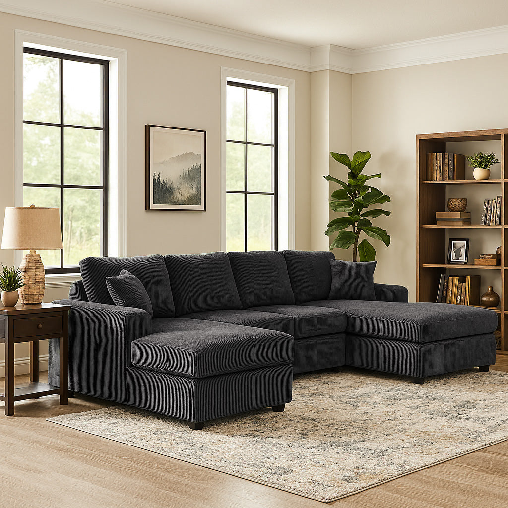 The-Sara-Modular-Corduroy-U-Shaped-Sectional-Sofa-Sofas-&-Sectionals