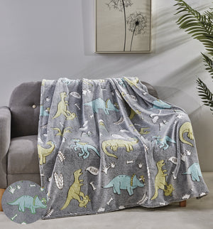 Faith, Hope, Love Home Décor Ultra Plush Cosmic Glow In The Dark Throw Blanket