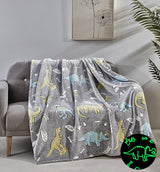 Glow-in-the-Dark 50" x 60" Throw Blankets