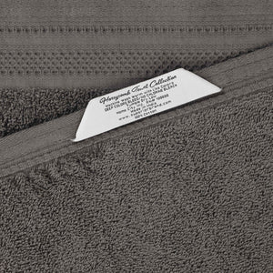 Honeycomb Textured Waffle Border Cotton Bath Towels, Set of 4 - Bath Towel by Superior Brand