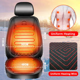 12-24V Heated Car Seat Cover with Fast Heating Flannel or Cloth
