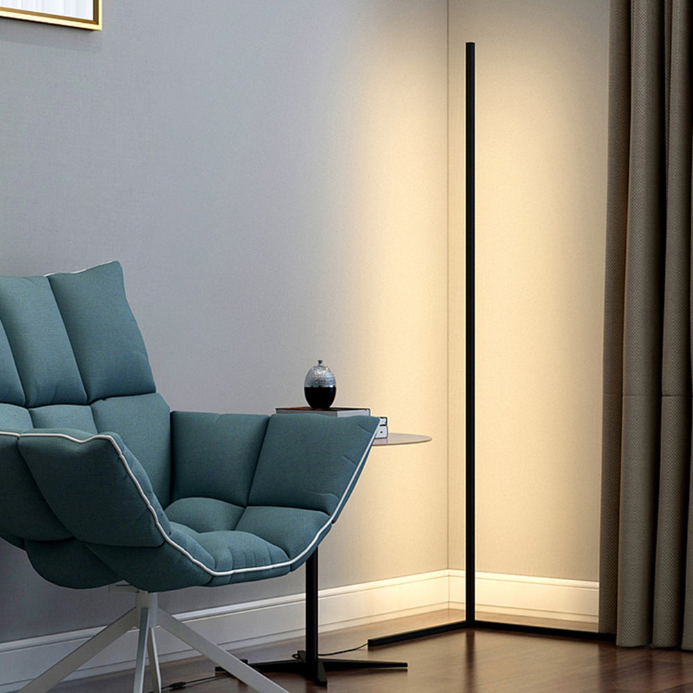 Smart RGB Corner Floor Lamp LED Music Sync App Control Ambient Lighting for Home