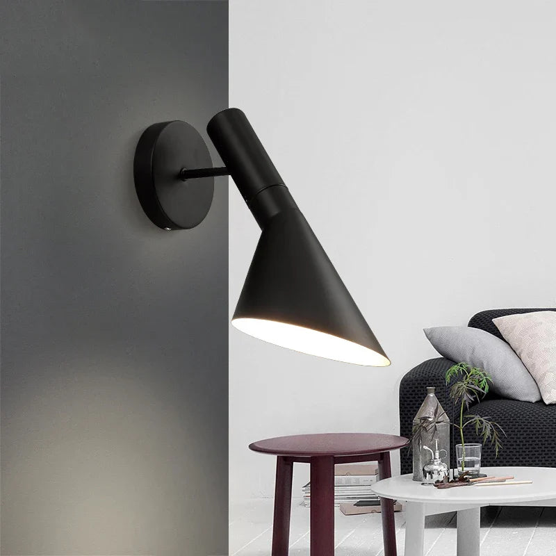 Modern Nordic Table Lamp Kids Bedroom Bedside Study Desk Retro Decor Light