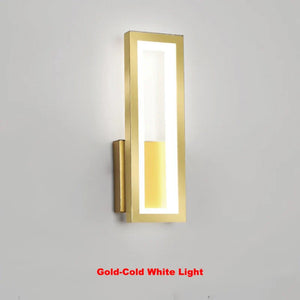 Modern Minimalist LED Wall Lamp – Black White Light for Bedroom & Living Room