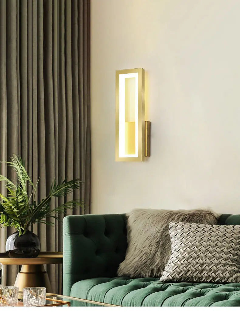 Modern Minimalist LED Wall Lamp – Black White Light for Bedroom & Living Room