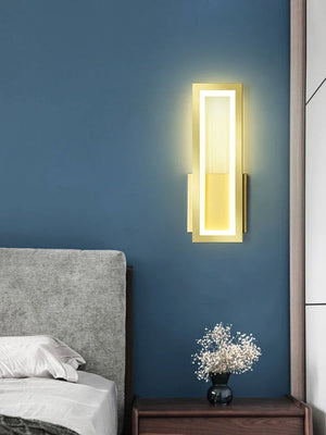 Modern Minimalist LED Wall Lamp – Black White Light for Bedroom & Living Room