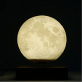 3D Floating Moon Lamp Magnetic Levitating LED Night Light Rotating Desk Decor