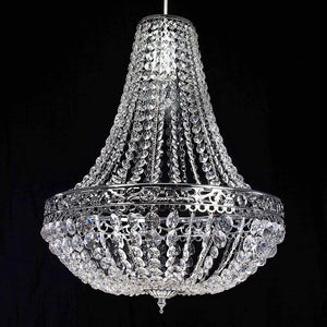 Vintage Crystal Chandelier Lampshade – Ceiling Pendant Light Shade Easy Fit