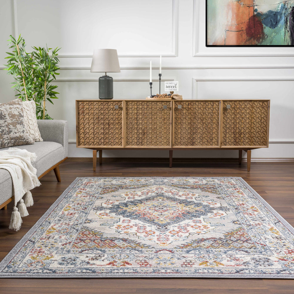 Haymond Area Rug Medium Pile Polypropylene Traditional Rug