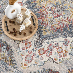 Haymond Area Rug Medium Pile Polypropylene Traditional Rug