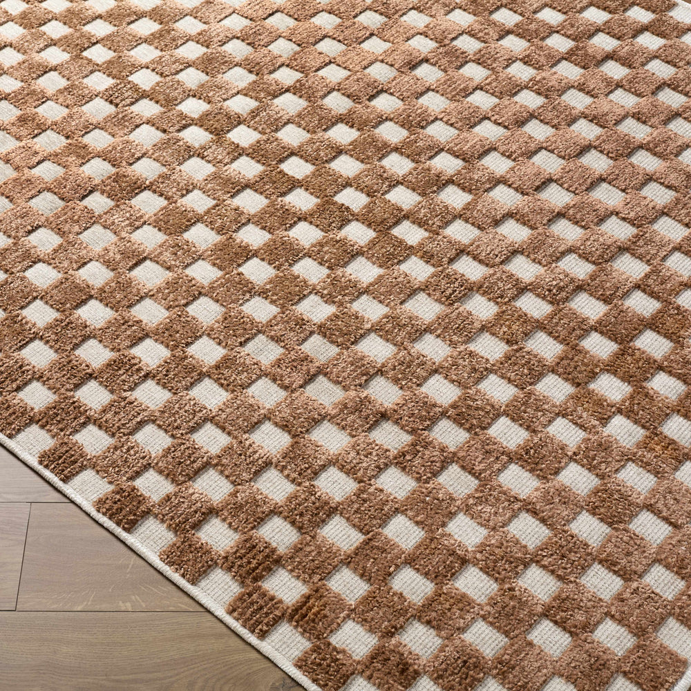 Anthea White Washable Area Rug