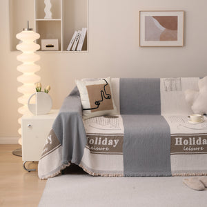 Luxury Cozy Cotton Sofa Blanket Cover Furniture Slipcovers for Most Shape Sofas