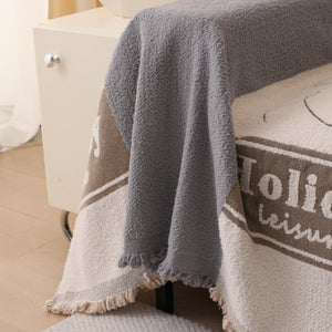 Luxury Cozy Cotton Sofa Blanket Cover Furniture Slipcovers for Most Shape Sofas