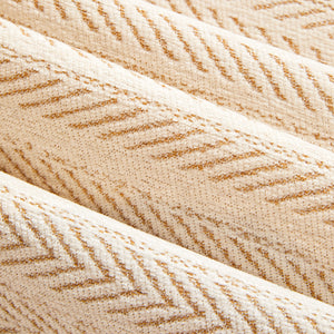 Herringbone Chenille Couch Cover Blanket Soft Durable Throw Sofa Protector with Tassel