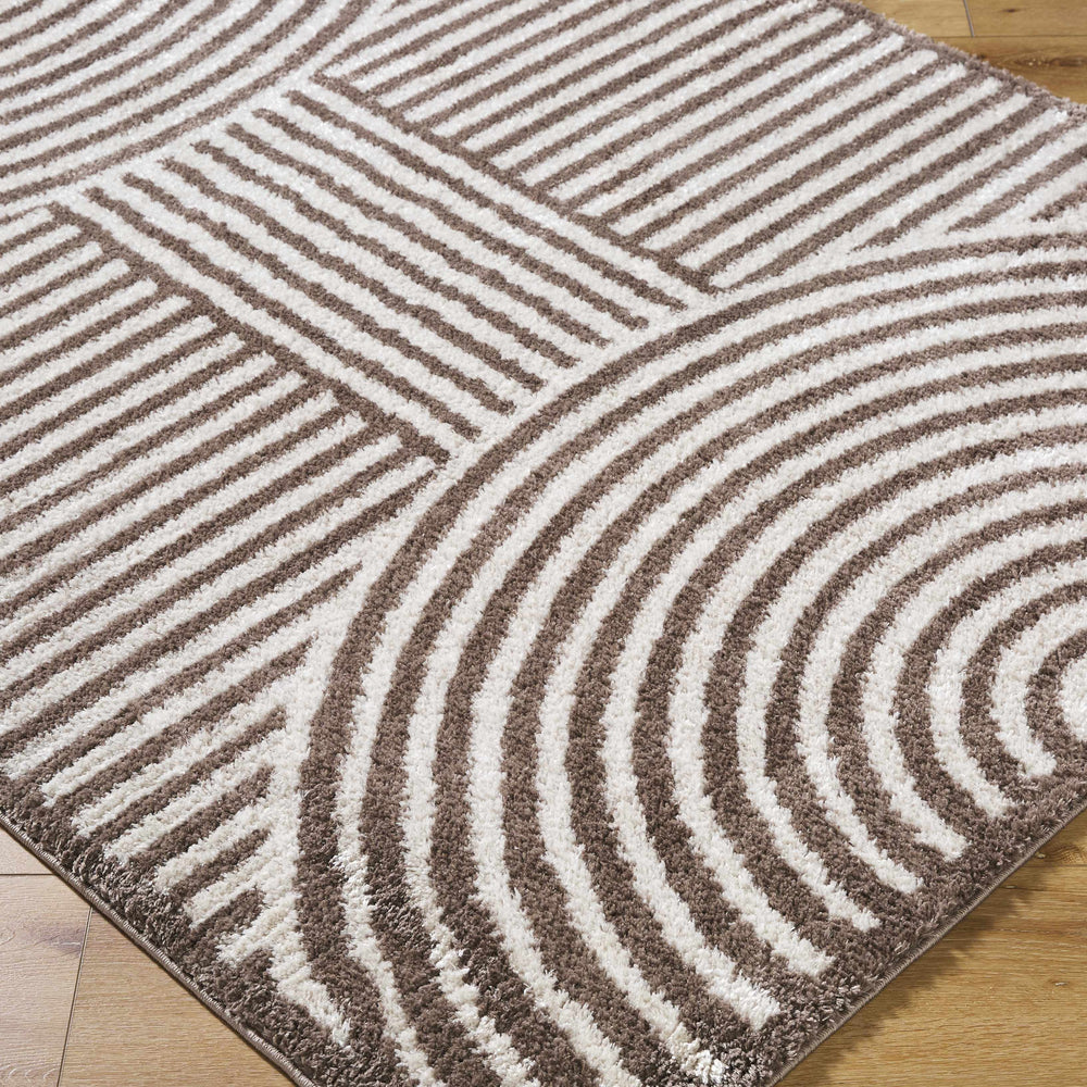 Allard Brown Washable Area Rug