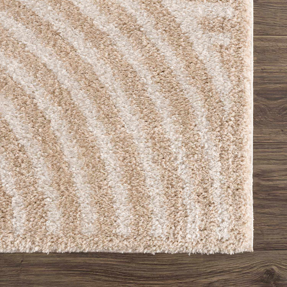 Allard Beige Washable Area Rug