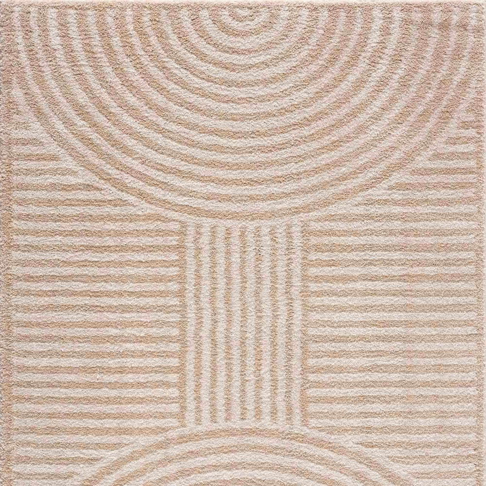 Allard Beige Washable Area Rug