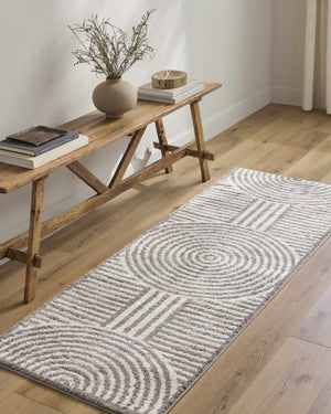 Allard Charcoal  Washable Area Rug
