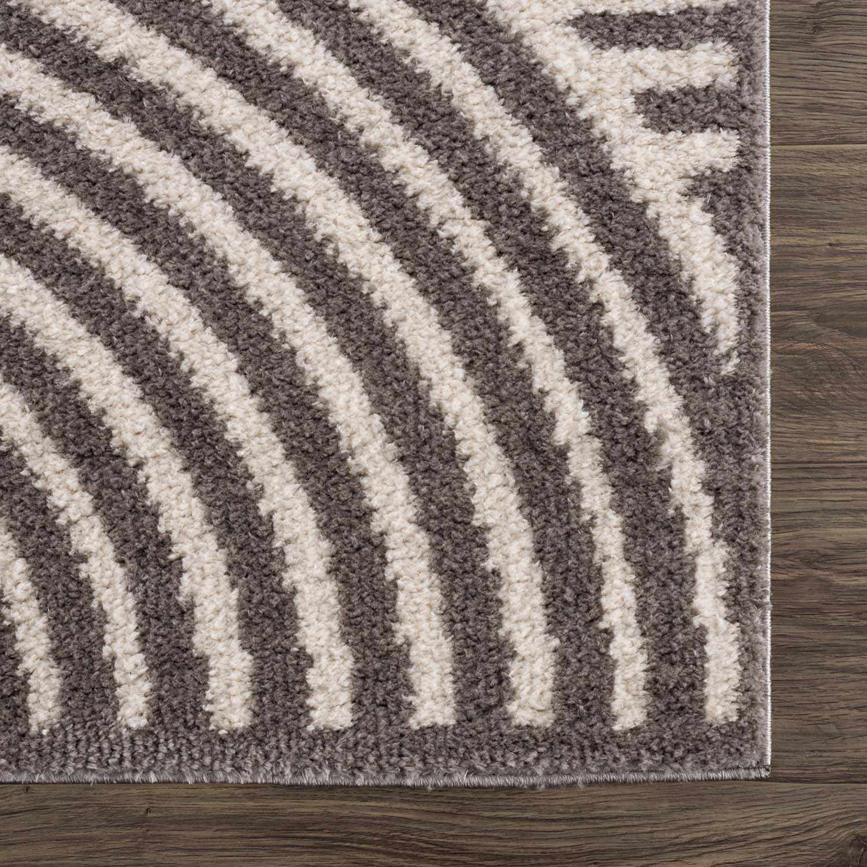 Allard Charcoal  Washable Area Rug