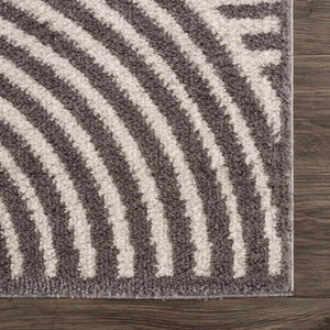 Allard Charcoal  Washable Area Rug