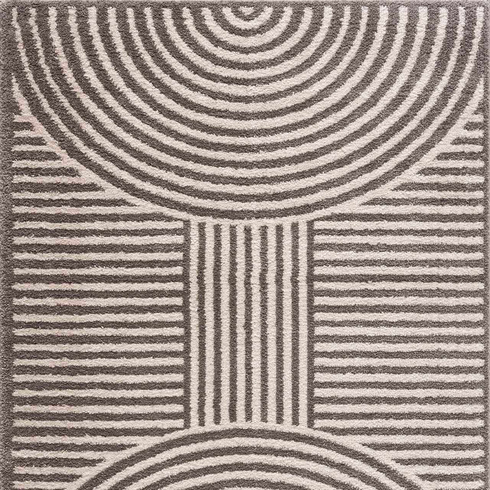 Allard Charcoal  Washable Area Rug