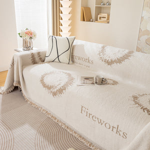 Fireworks Reversible Couch Cover Blankets Furniture Covers Washable Sectional Couch Covers