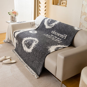Fireworks Reversible Couch Cover Blankets Furniture Covers Washable Sectional Couch Covers
