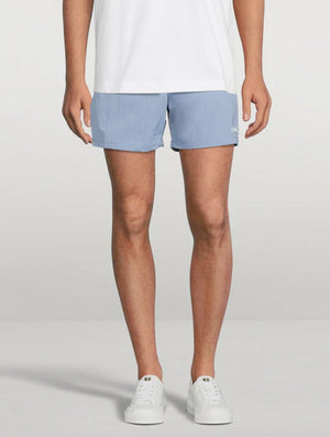 Helmut Lang MEN'S AIRY Logo Polyamide-Blend Swim Shorts – Lightweight and Quick-Drying