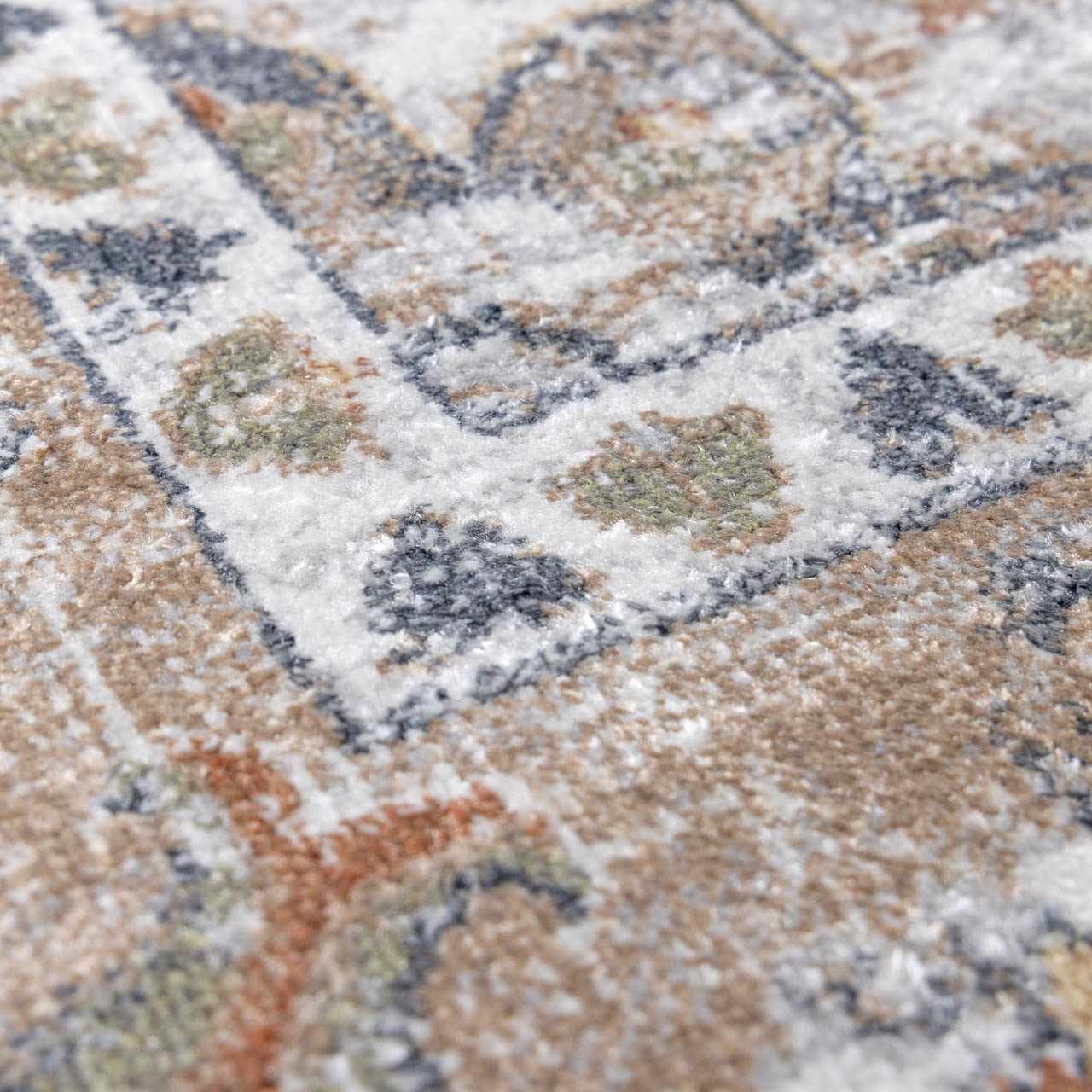 Hiti Beige Flat Pile Washable Rug