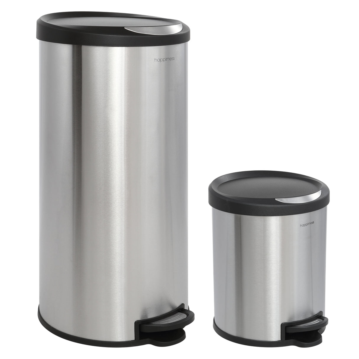 Oscar Round Step-Open Trash Can with FREE Mini Trash Can