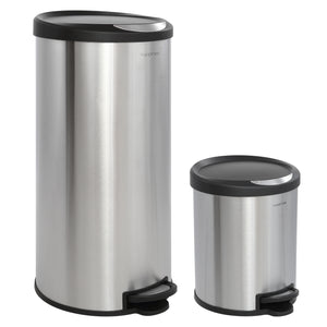 Oscar Round Step-Open Trash Can with FREE Mini Trash Can