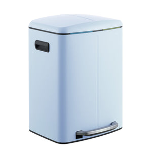 Marco Rectangular Double Bucket Trash Can with Soft-Close Lid