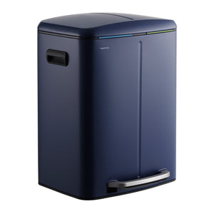Marco Rectangular Double Bucket Trash Can with Soft-Close Lid