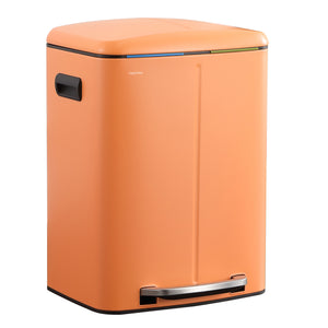 Marco Rectangular Double Bucket Trash Can with Soft-Close Lid