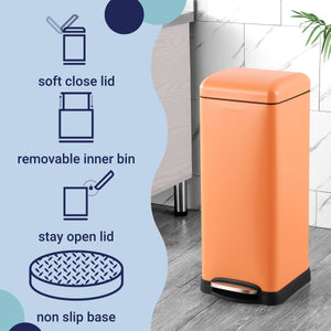 Betty Retro Step-Open Trash Can