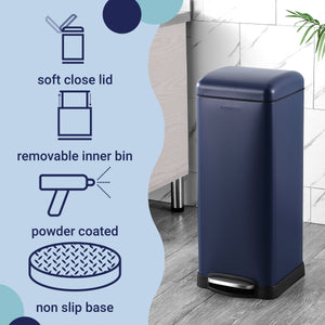 Betty Retro Step-Open Trash Can