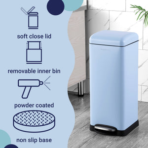 Betty Retro Step-Open Trash Can