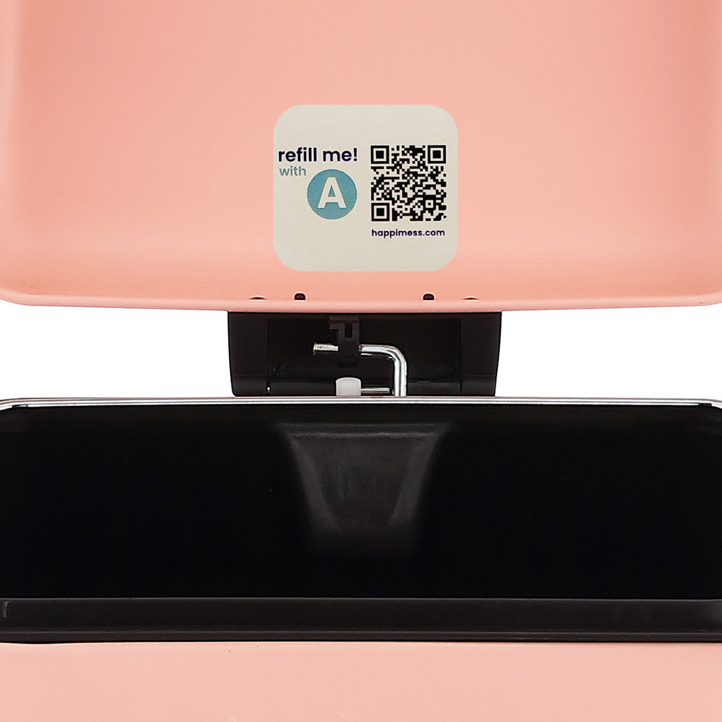 Betty Retro Step-Open Trash Can